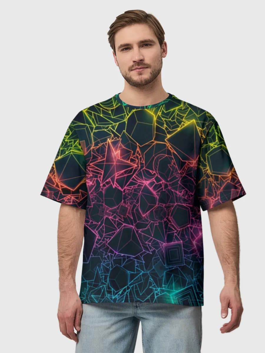 Neon Geometric Glow