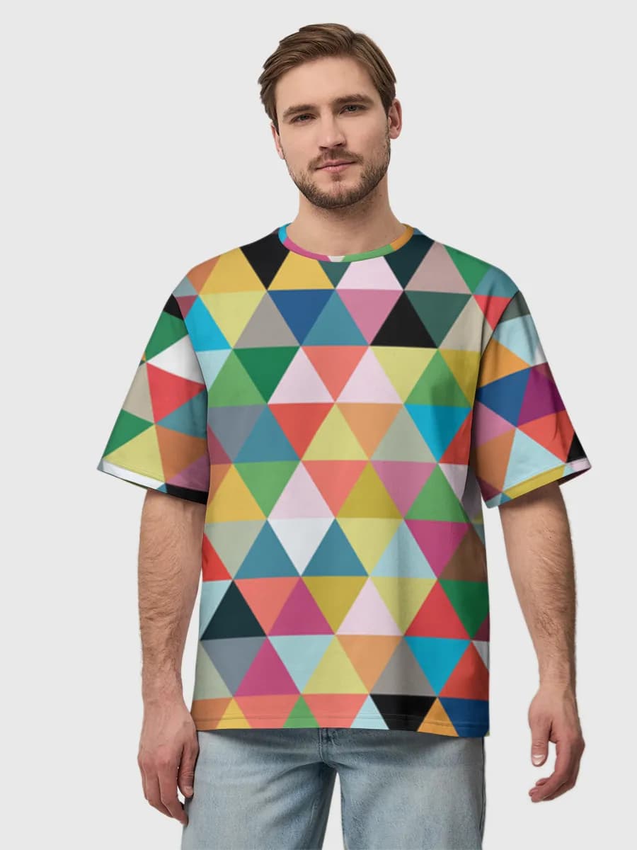 Men's oversized cotton T-shirt