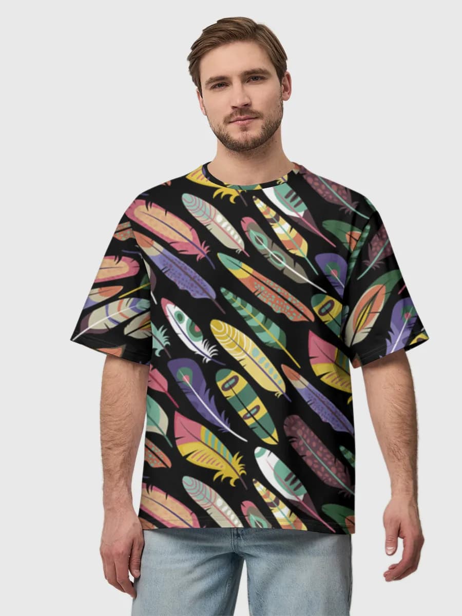 Men's oversized cotton T-shirt