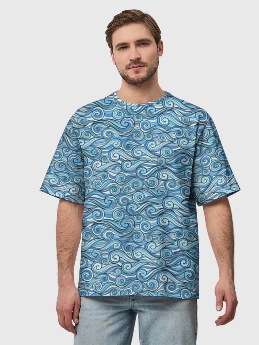 Men's oversized cotton T-shirt