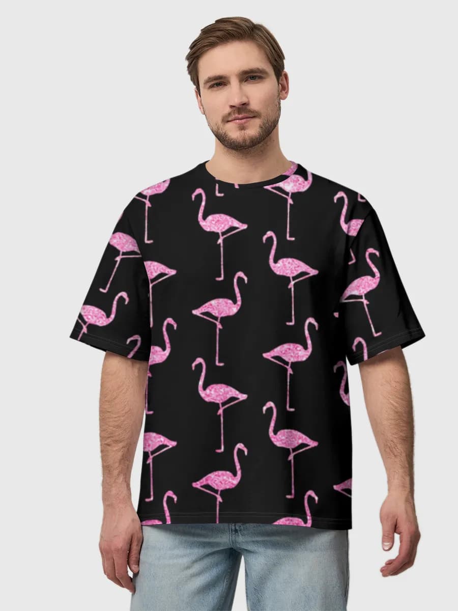 Men's oversized cotton T-shirt