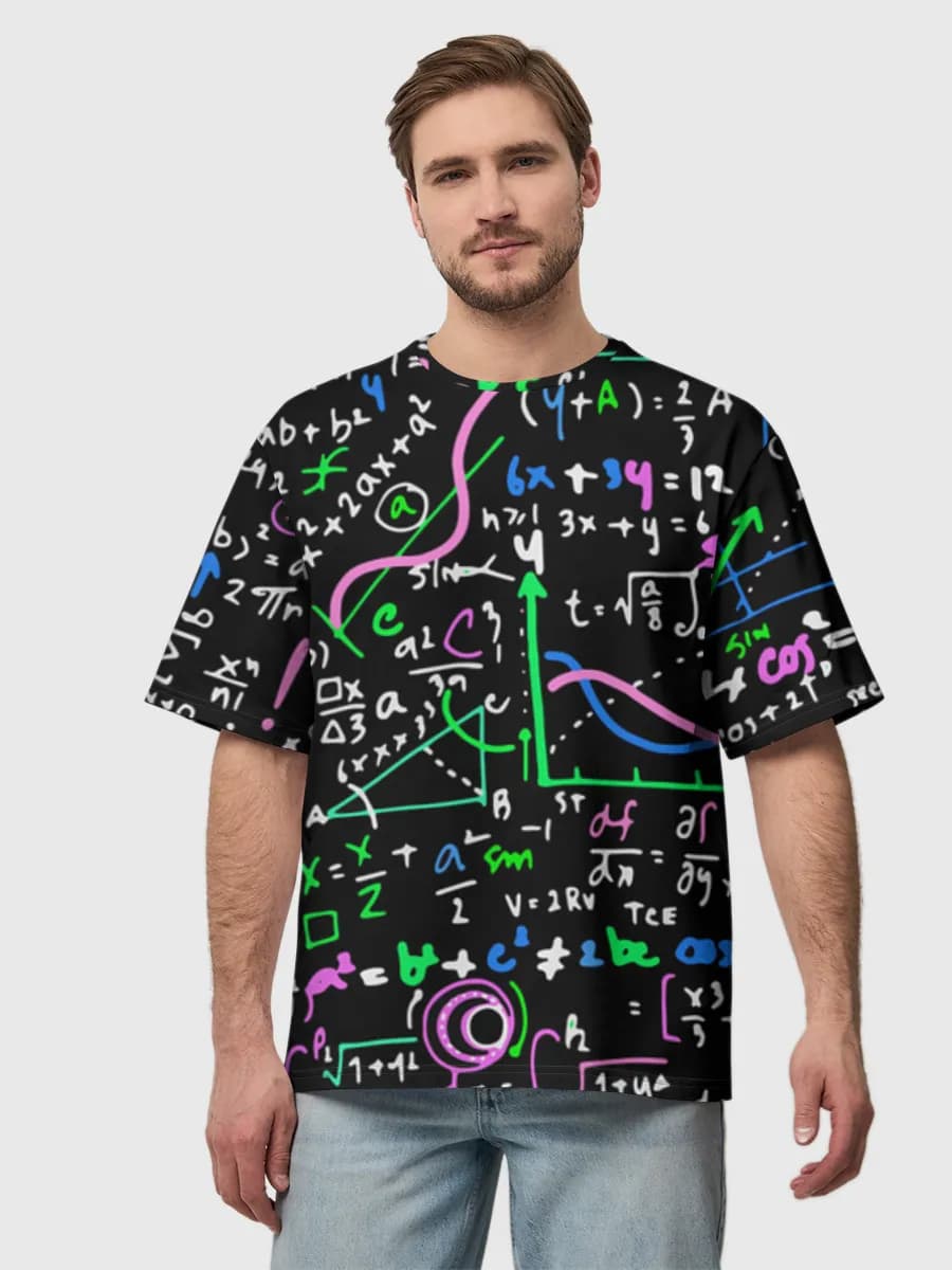 Men's oversized cotton T-shirt