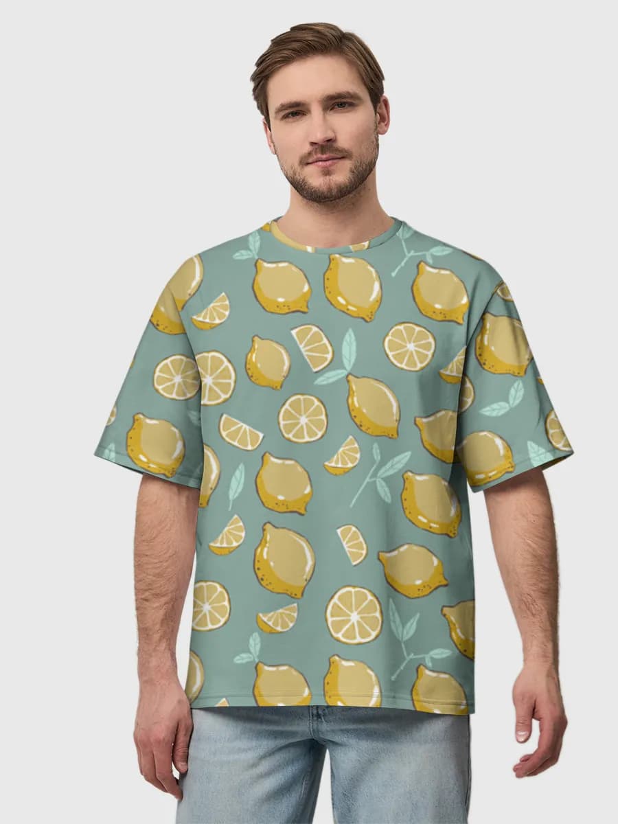 Men's oversized cotton T-shirt