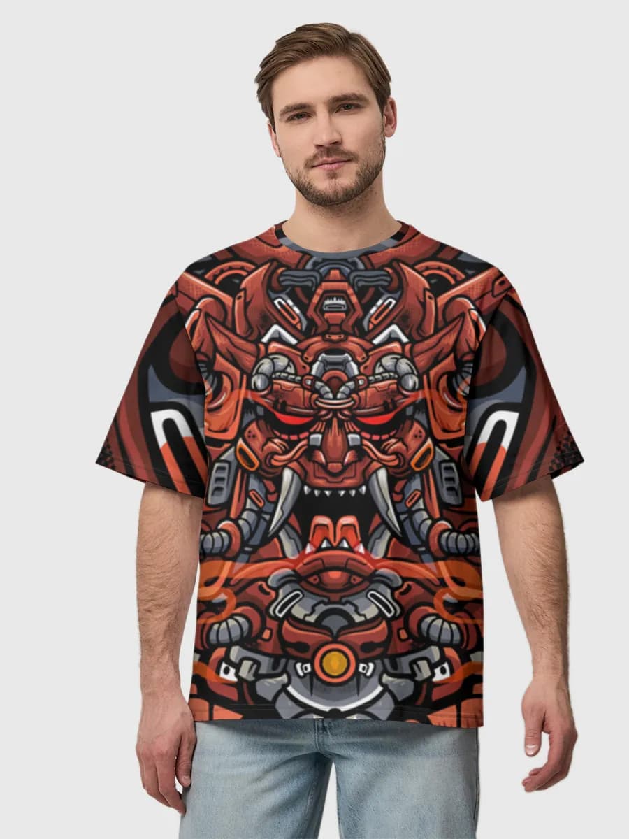 Men's oversized cotton T-shirt
