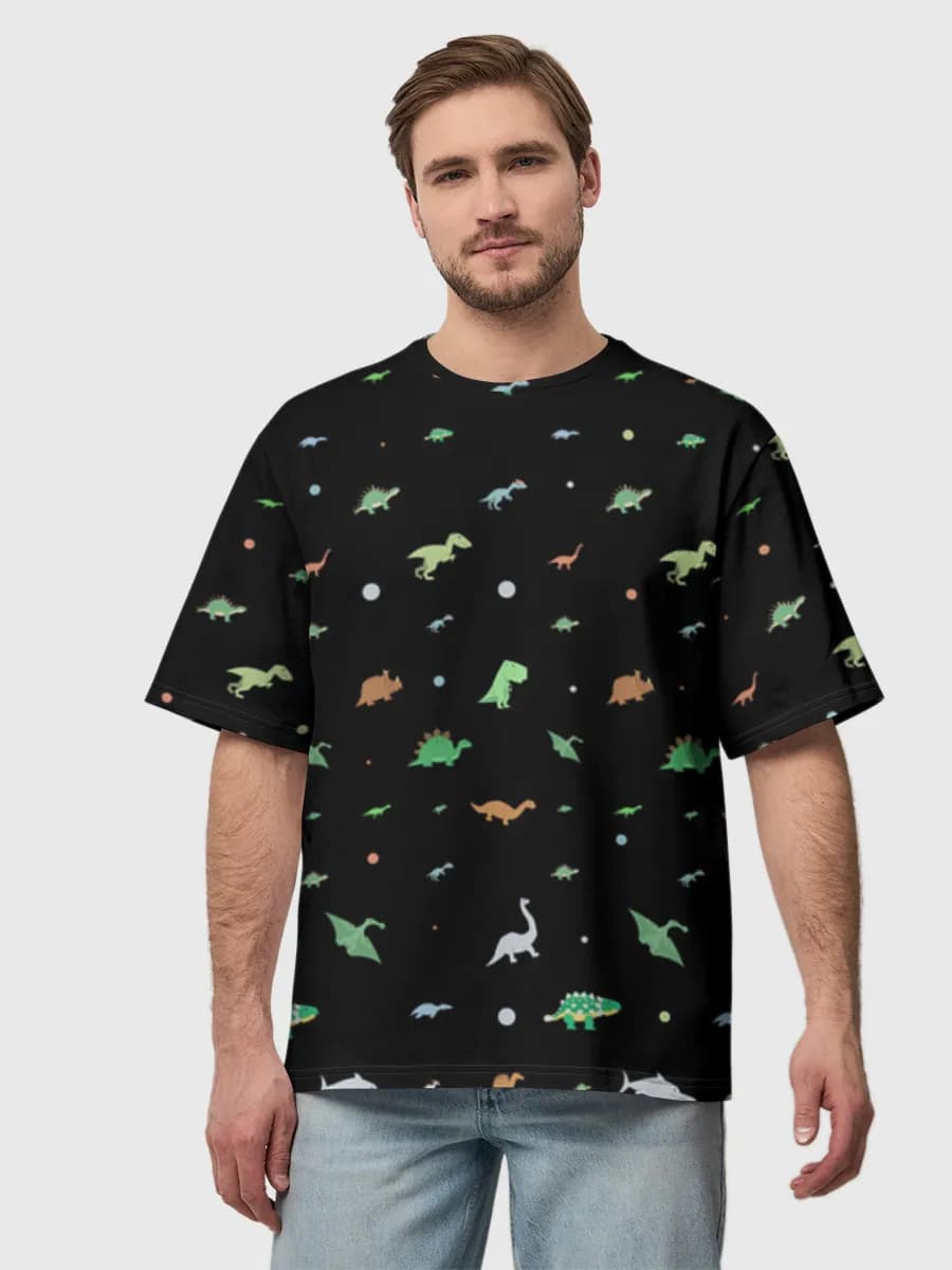 Men's oversized cotton T-shirt