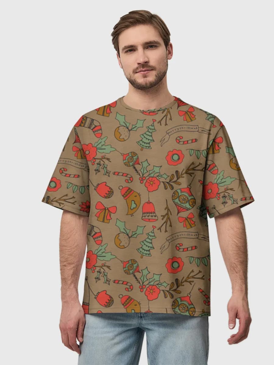 Men's oversized cotton T-shirt