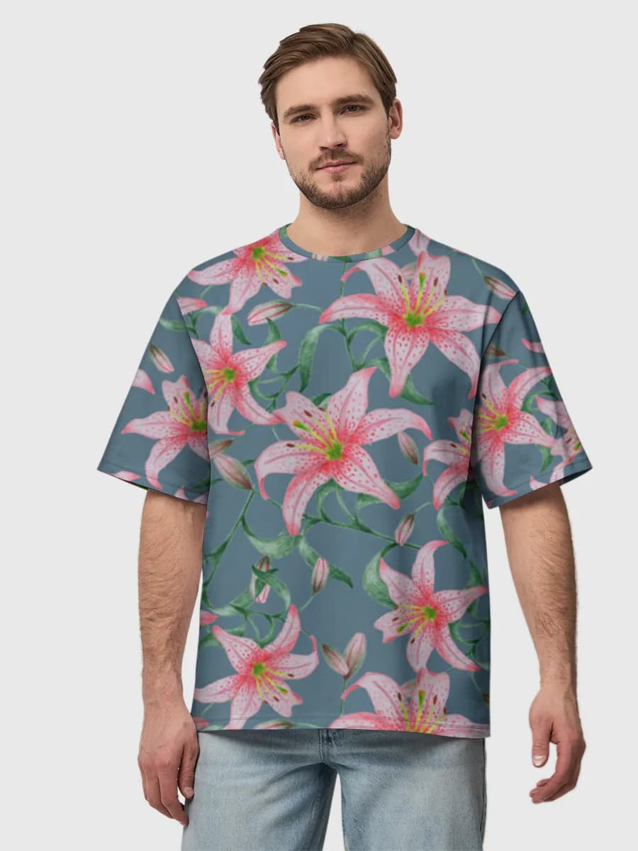 Men's oversized cotton T-shirt