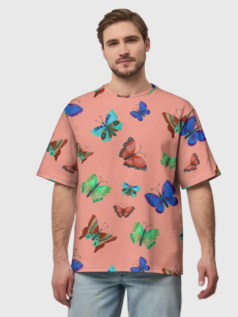 Men's oversized cotton T-shirt