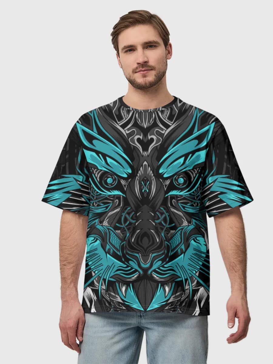 Men's oversized cotton T-shirt