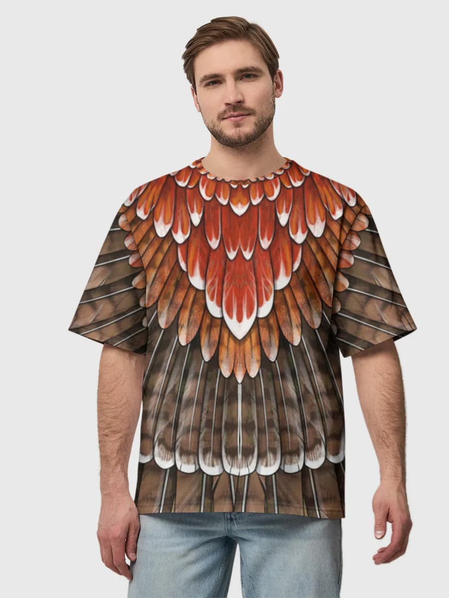 Men's oversized cotton T-shirt