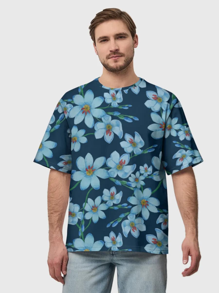 Men's oversized cotton T-shirt