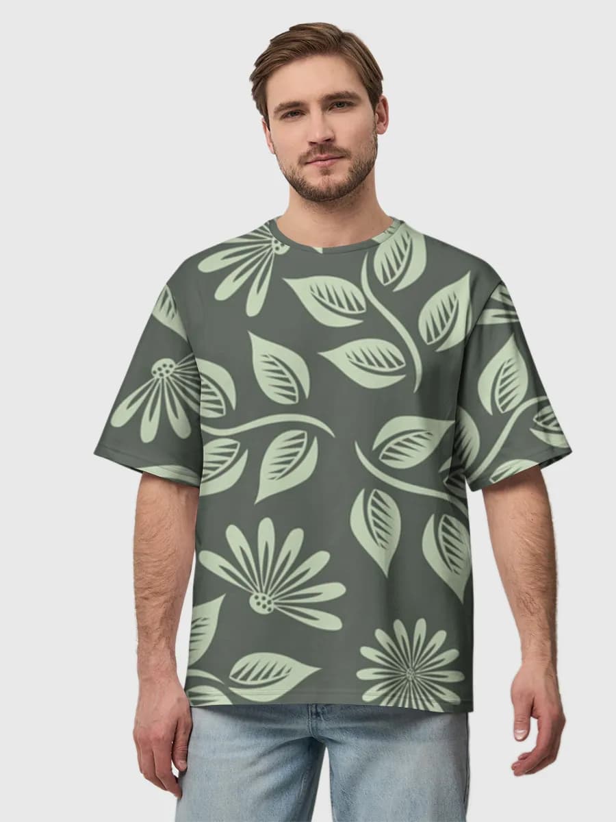 Men's oversized cotton T-shirt