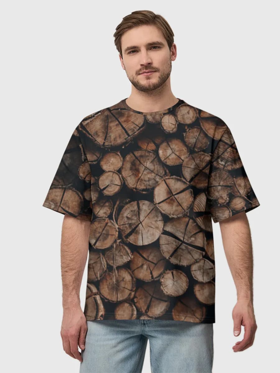 Men's oversized cotton T-shirt