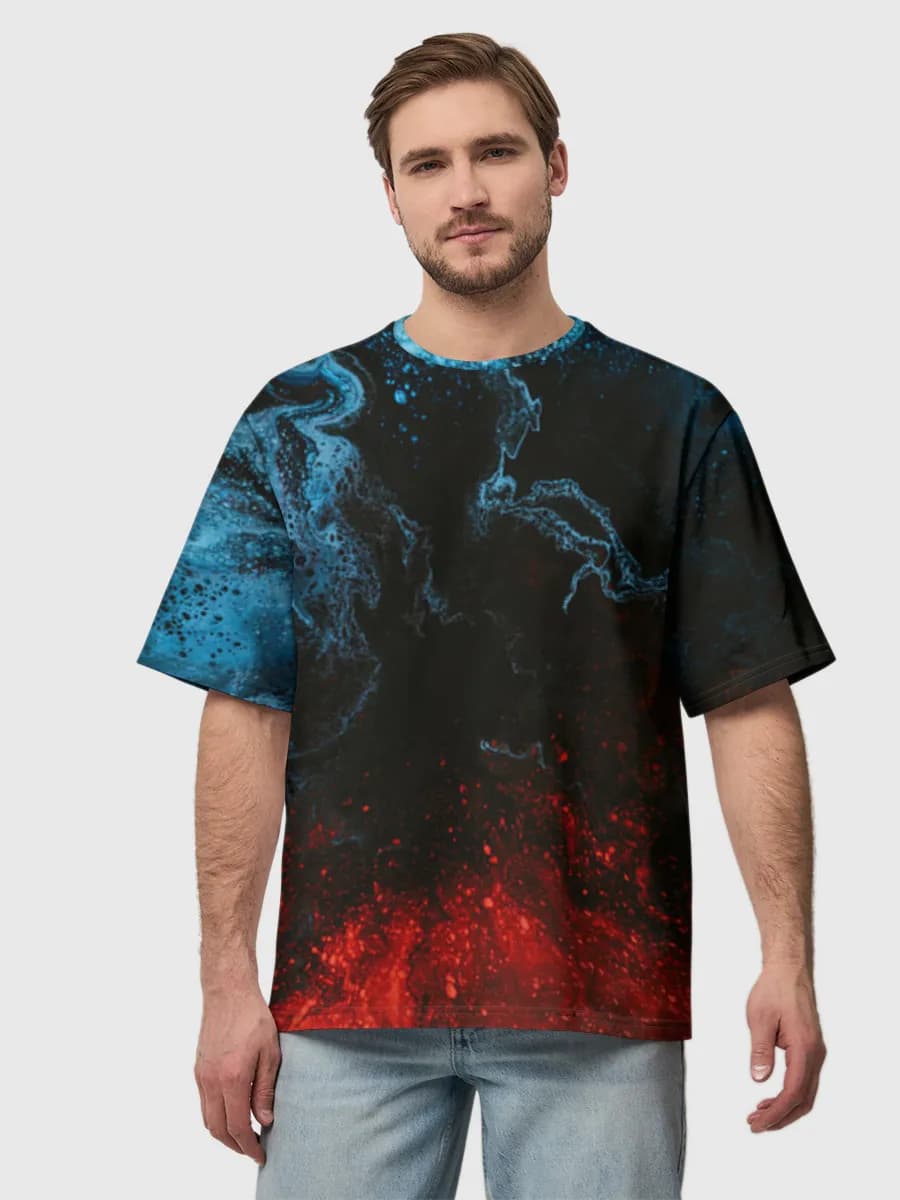 Men's oversized cotton T-shirt
