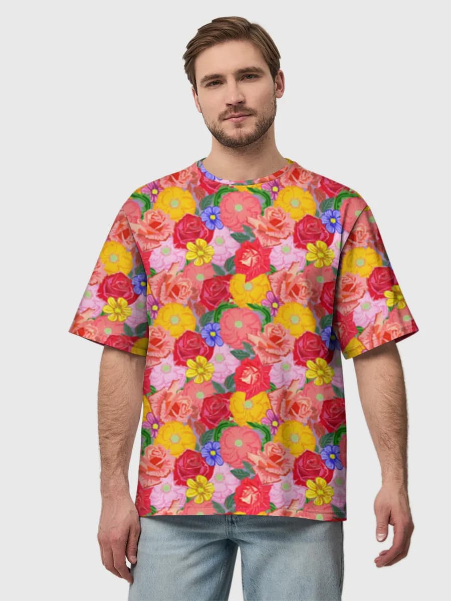 Men's oversized cotton T-shirt