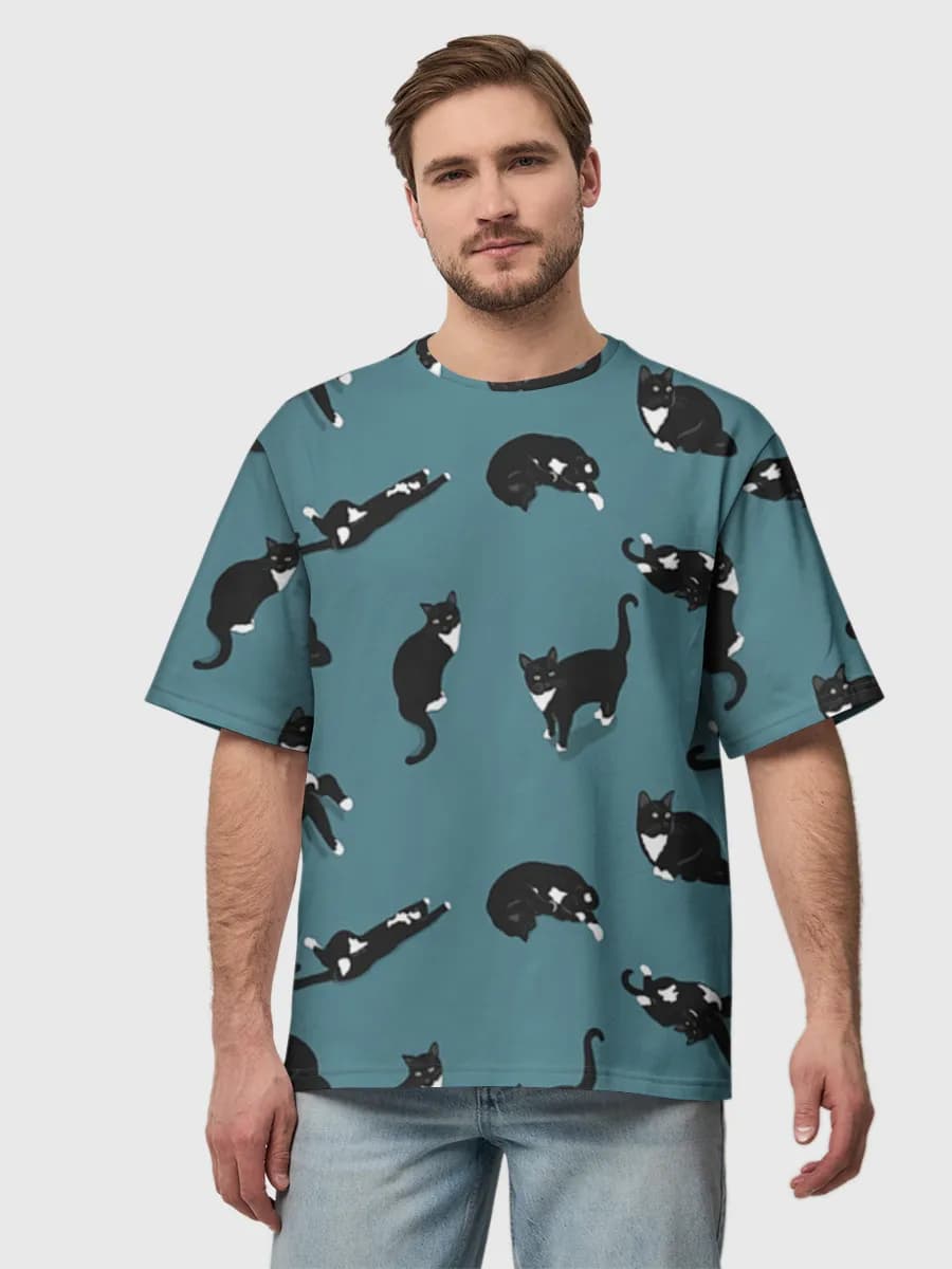 Men's oversized cotton T-shirt