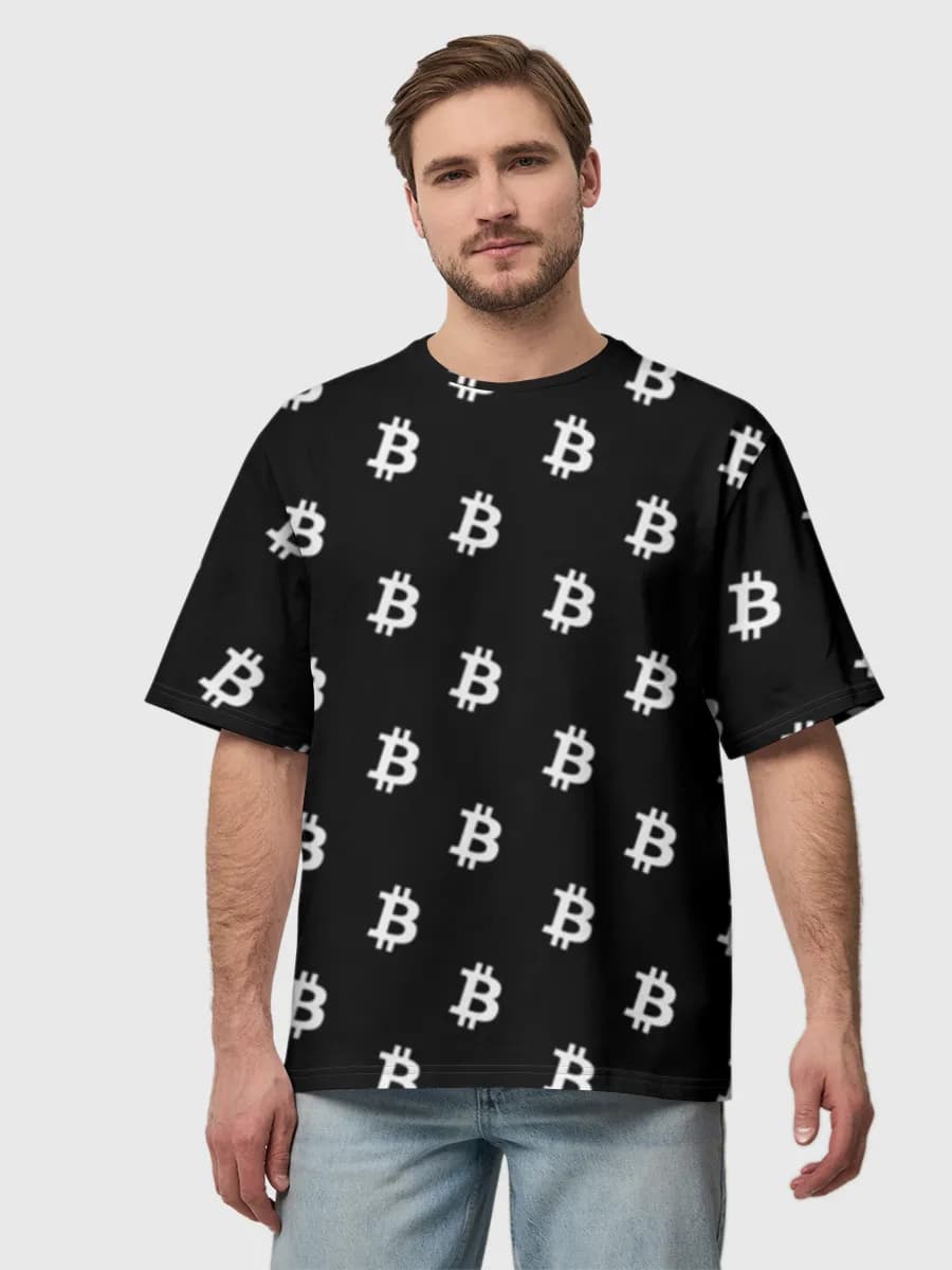 Men's oversized cotton T-shirt