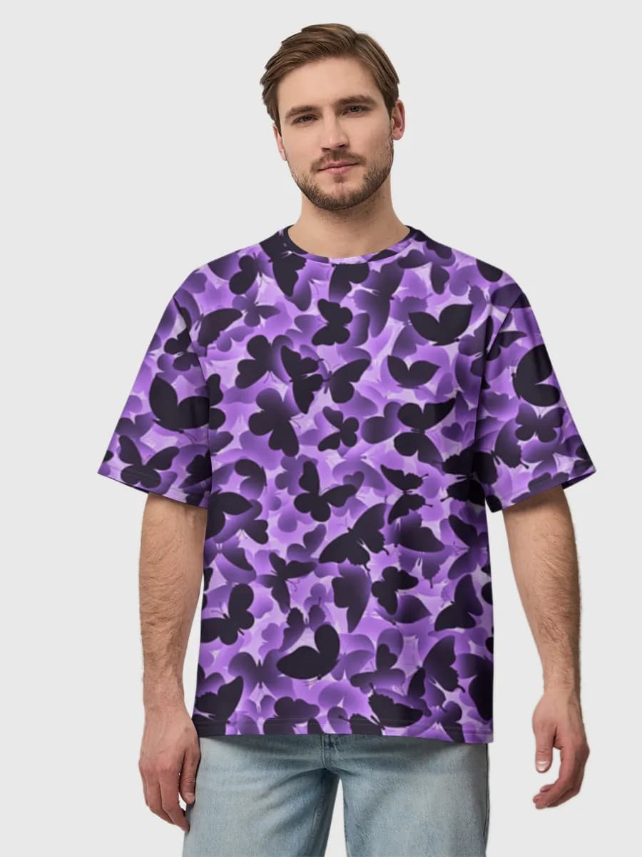 Men's oversized cotton T-shirt
