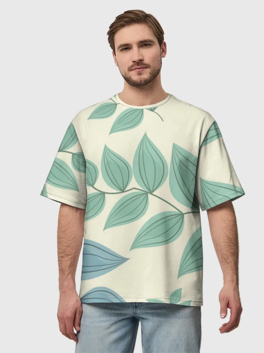 Men's oversized cotton T-shirt