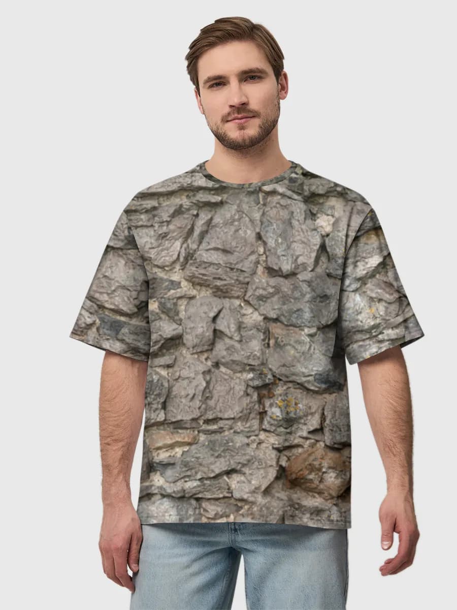 Men's oversized cotton T-shirt
