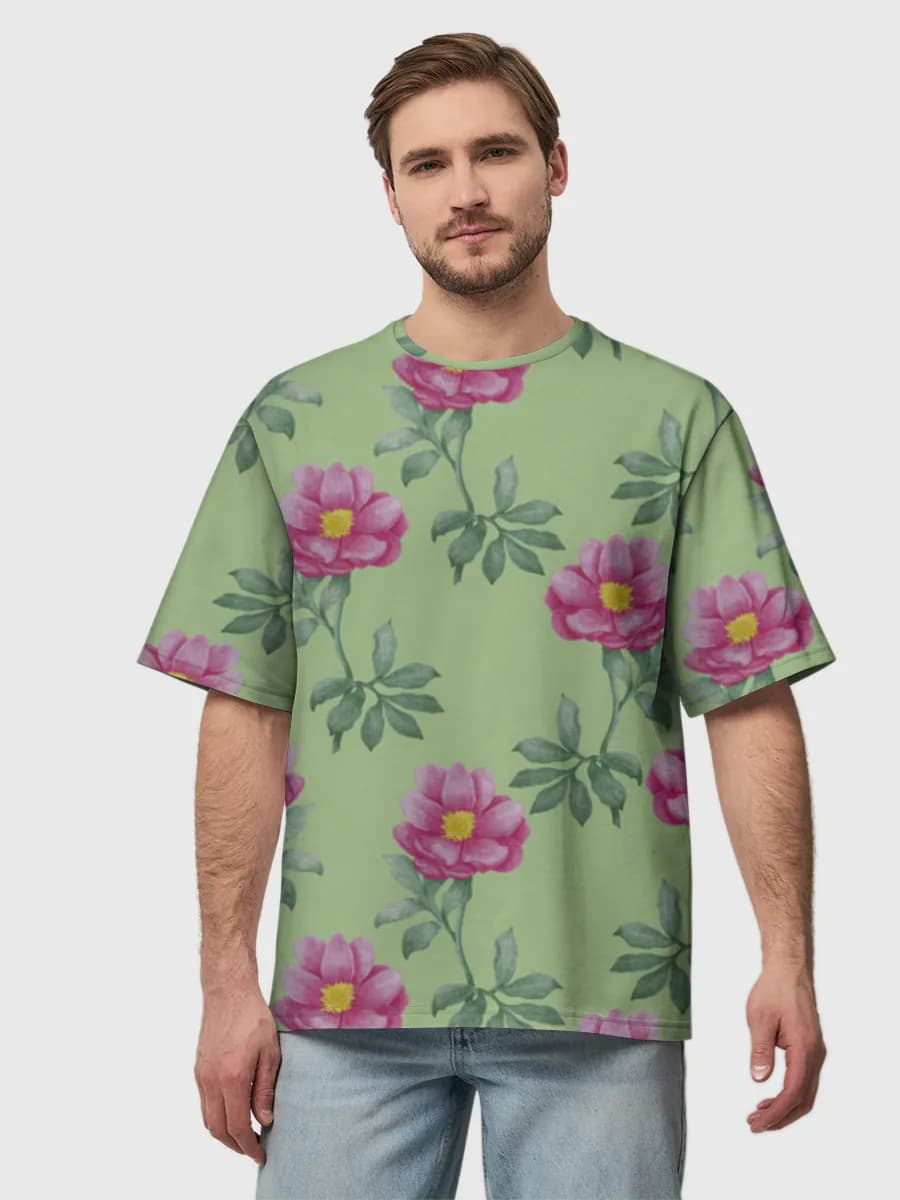 Men's oversized cotton T-shirt