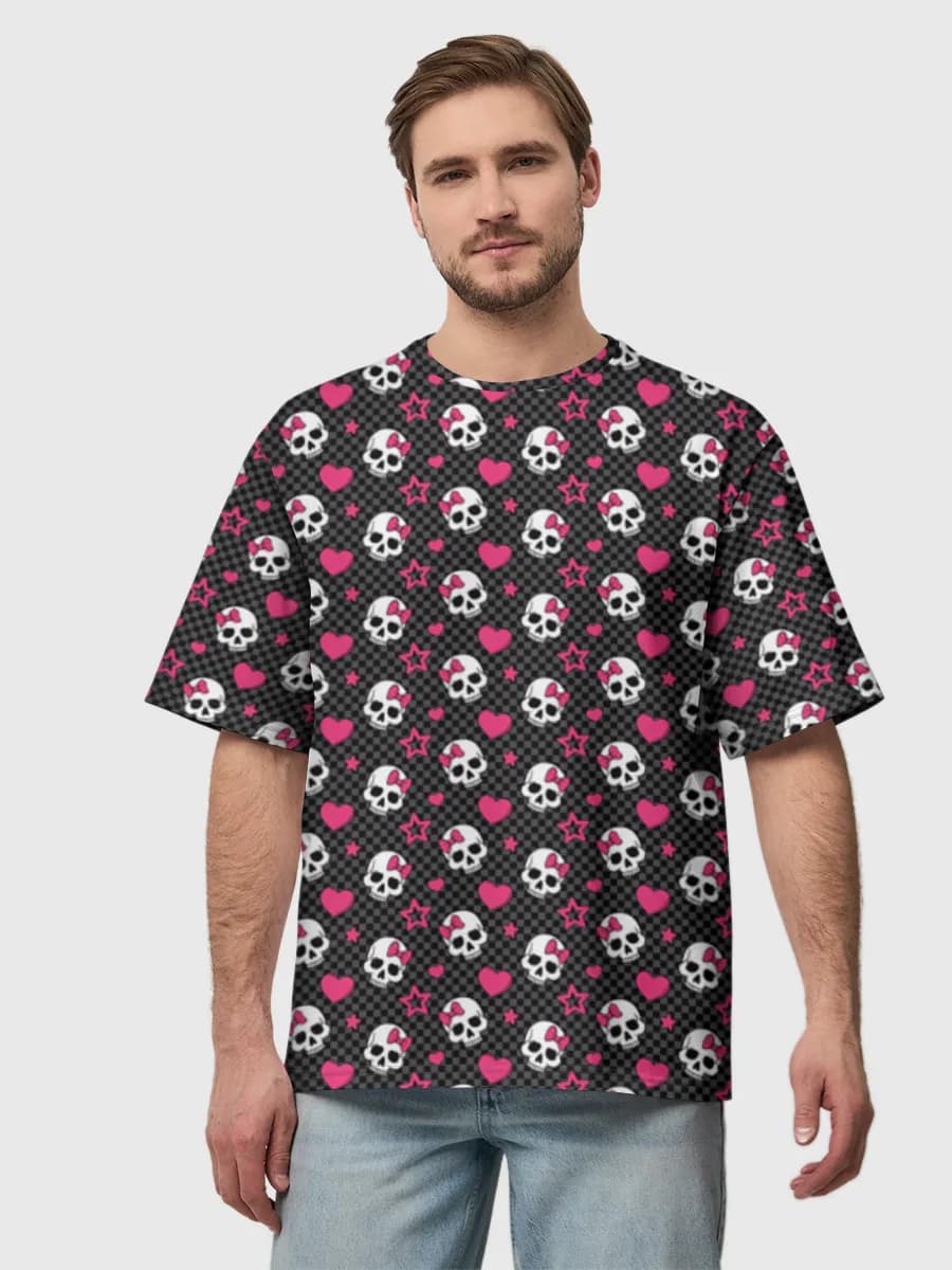 Men's oversized cotton T-shirt