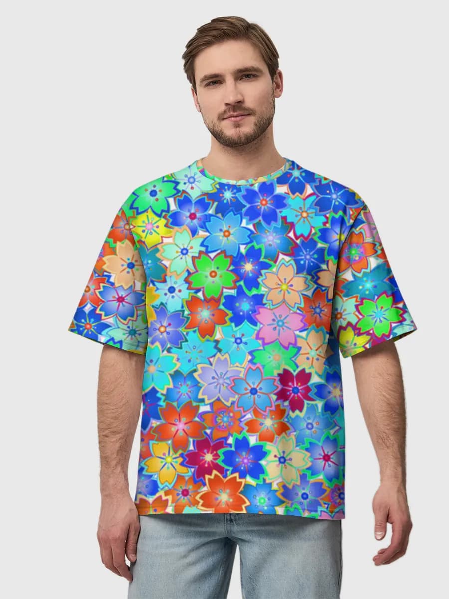 Men's oversized cotton T-shirt