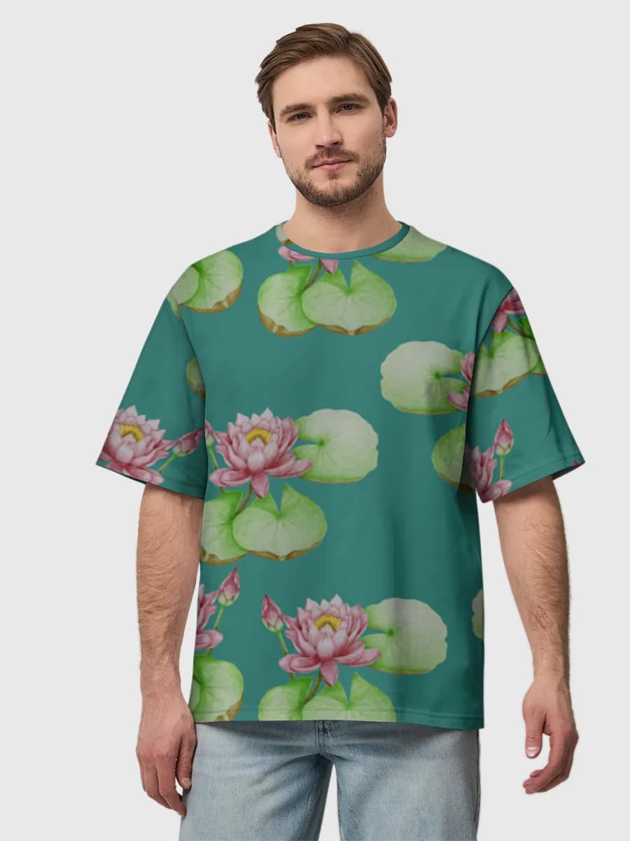 Men's oversized cotton T-shirt