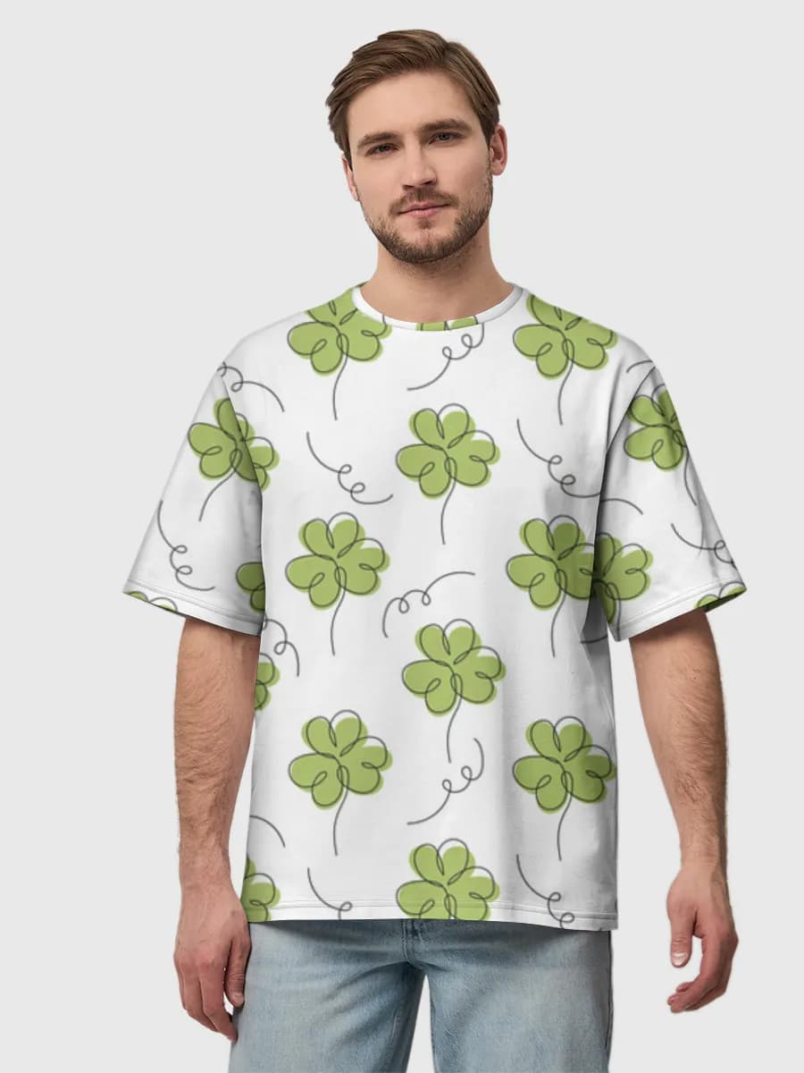 Men's oversized cotton T-shirt