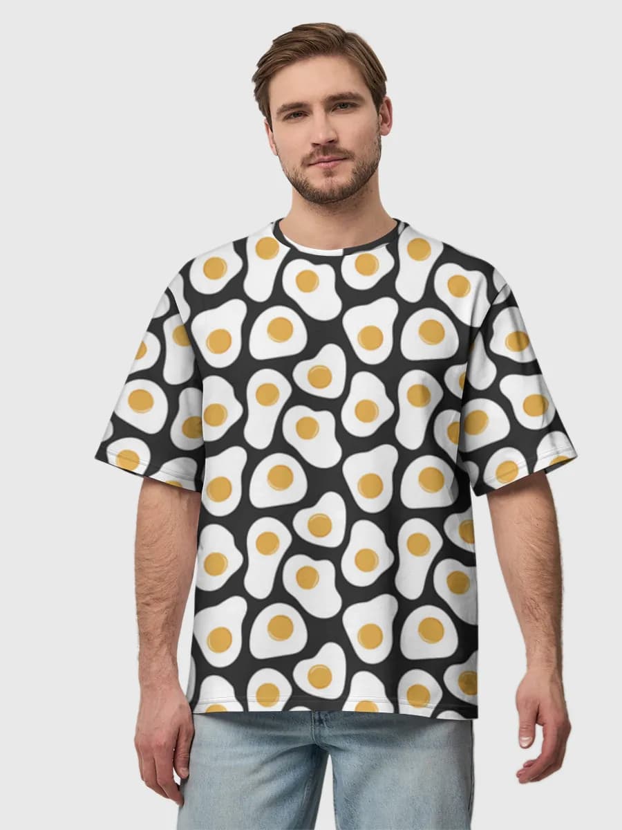 Men's oversized cotton T-shirt