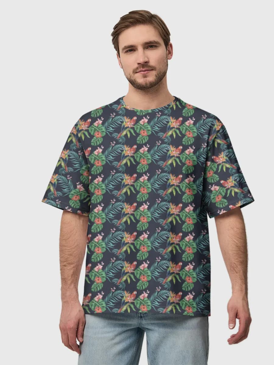 Men's oversized cotton T-shirt