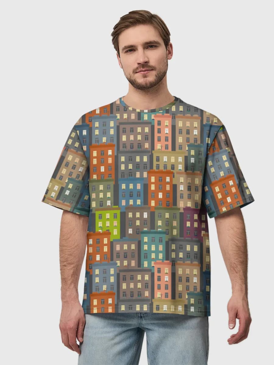 Men's oversized cotton T-shirt