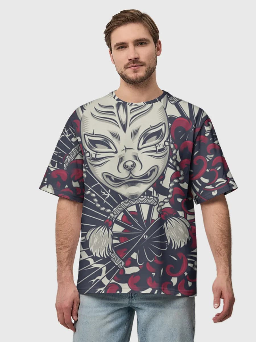 Men's oversized cotton T-shirt