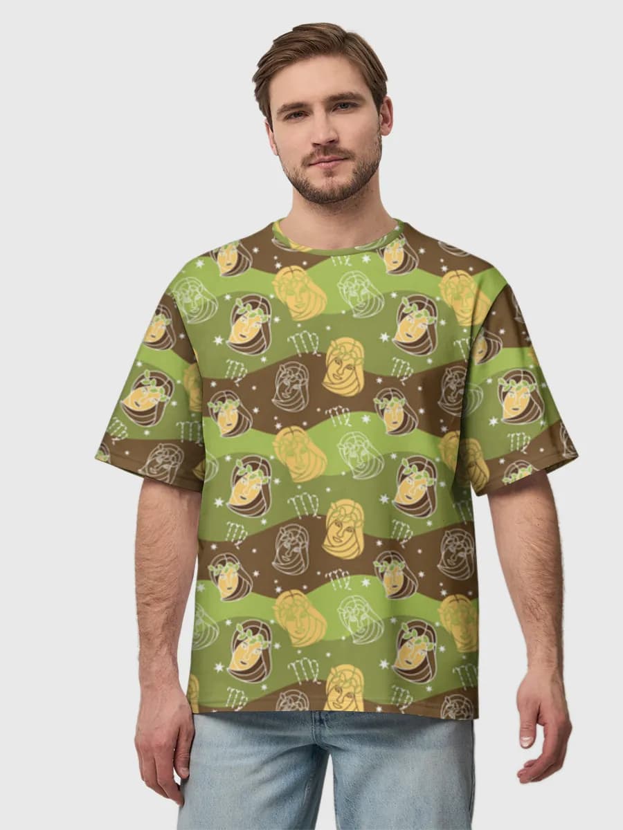 Men's oversized cotton T-shirt