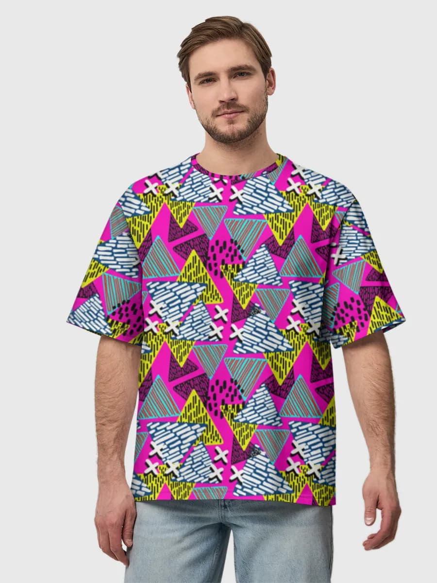 Men's oversized cotton T-shirt