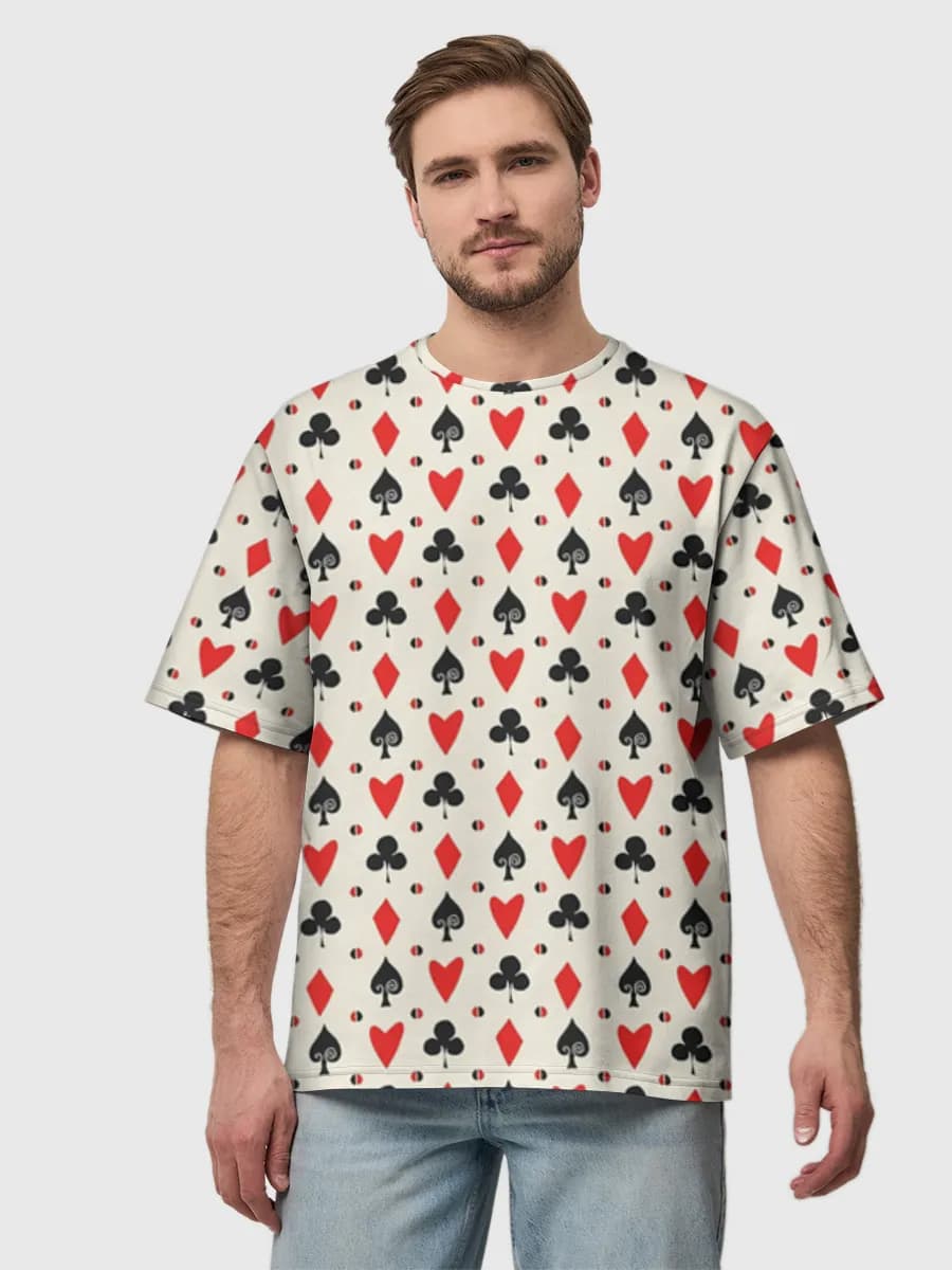 Men's oversized cotton T-shirt