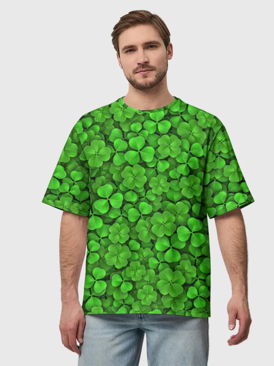 Men's oversized cotton T-shirt