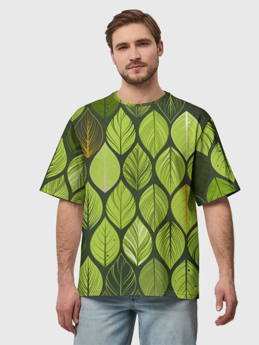 Men's oversized cotton T-shirt