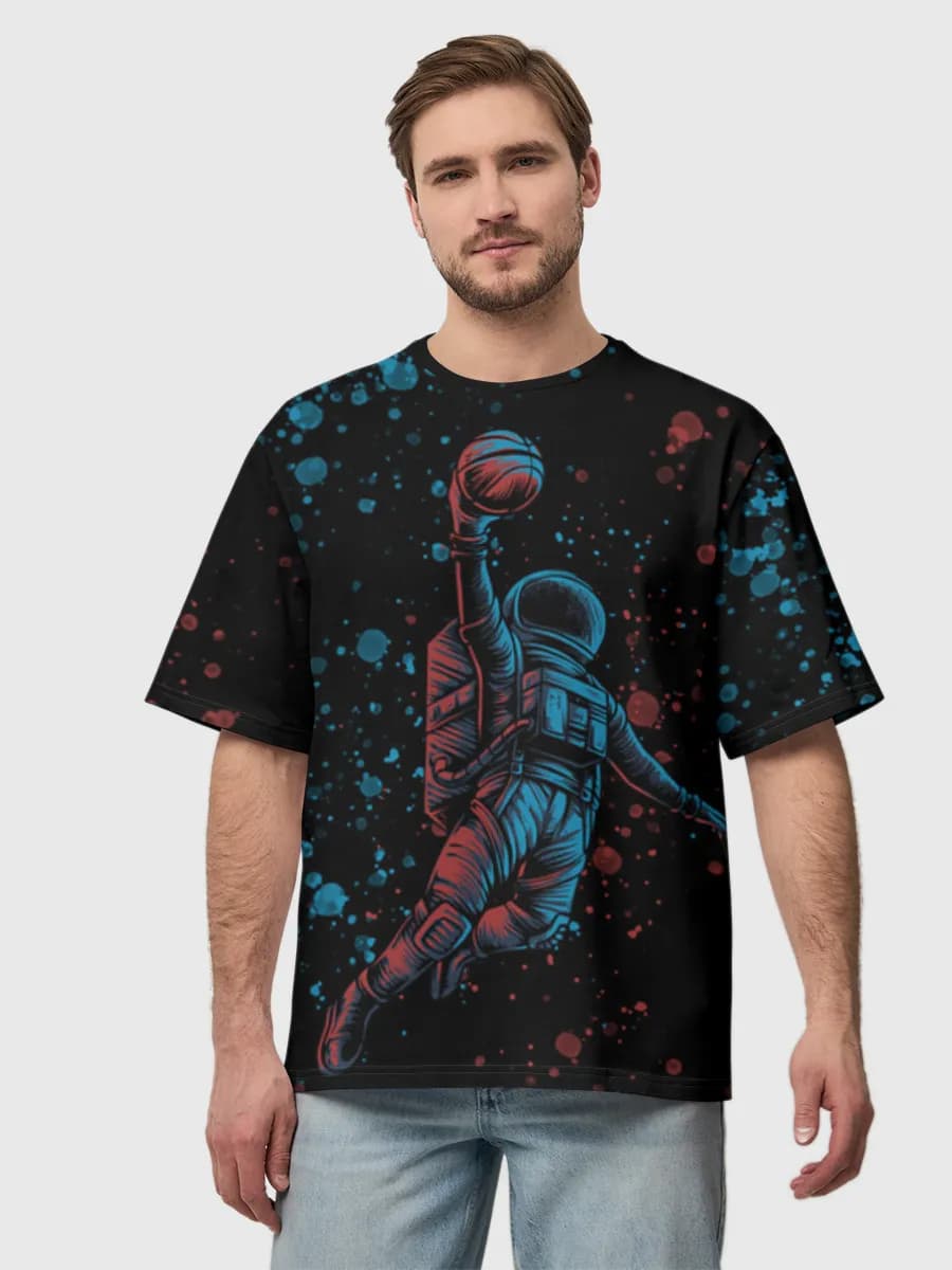 Men's oversized cotton T-shirt