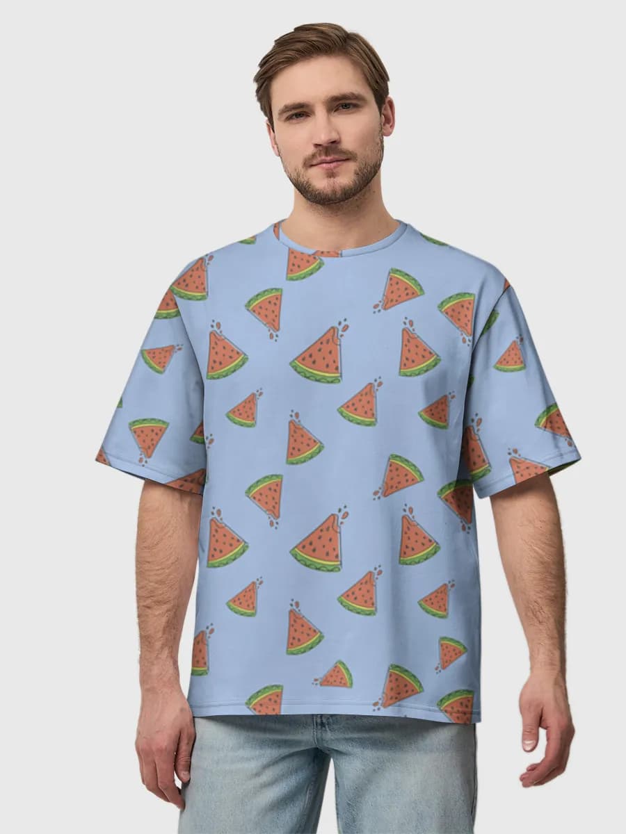 Men's oversized cotton T-shirt