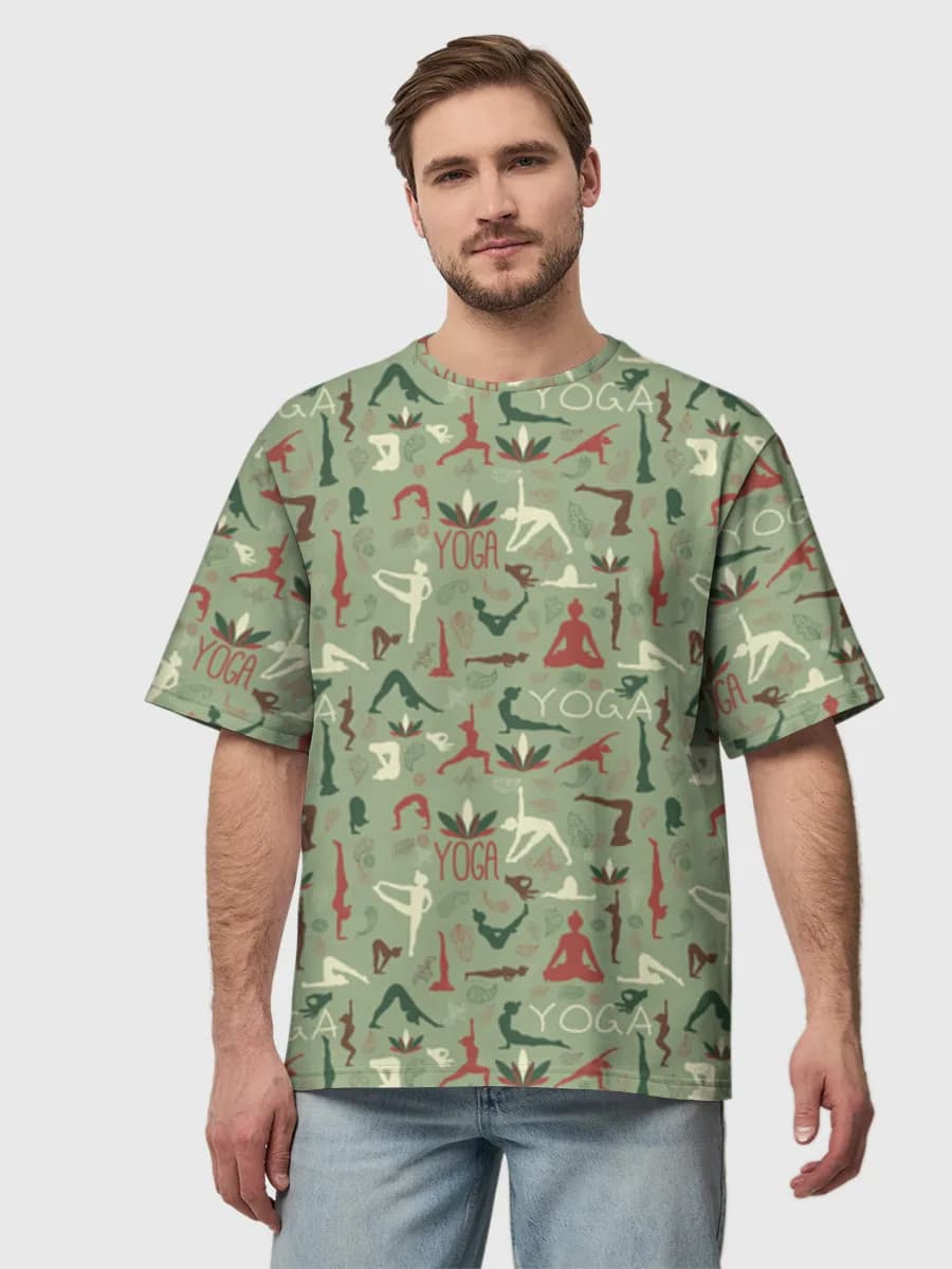 Men's oversized cotton T-shirt
