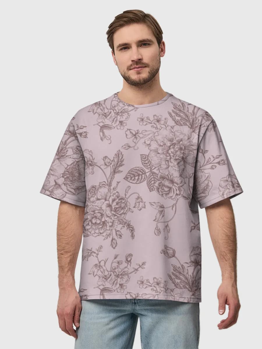 Men's oversized cotton T-shirt