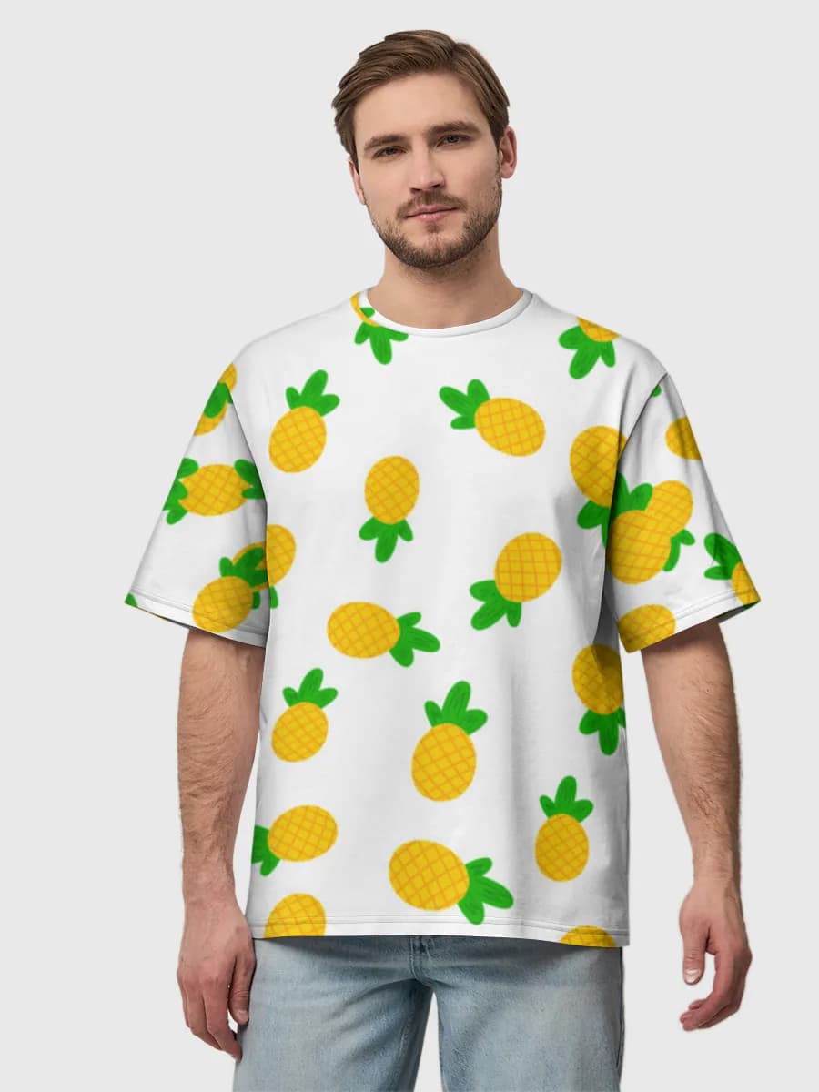 Men's oversized cotton T-shirt