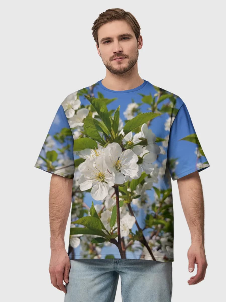 Men's oversized cotton T-shirt