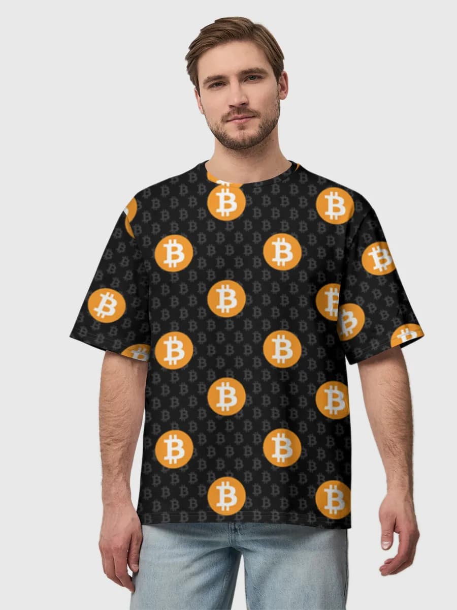 Men's oversized cotton T-shirt