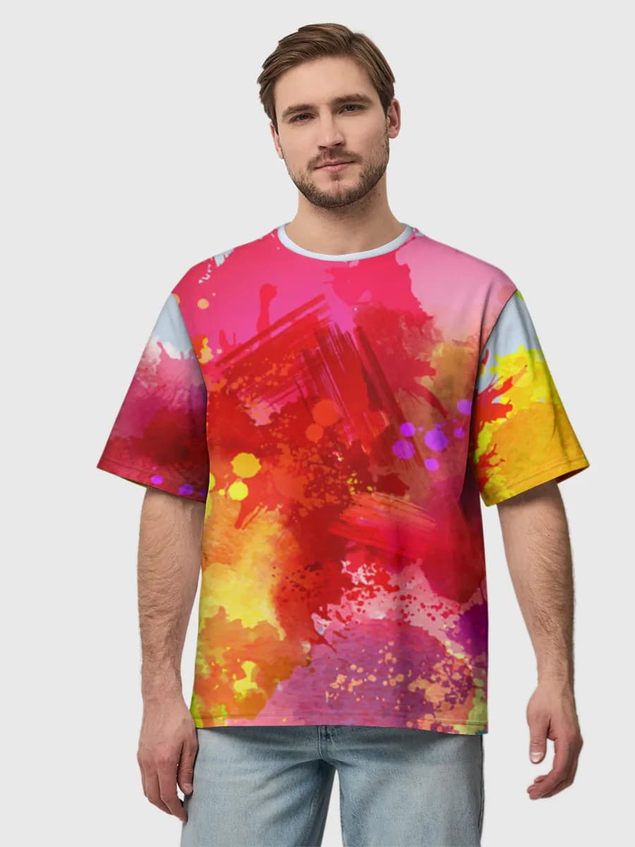 Men's oversized cotton T-shirt