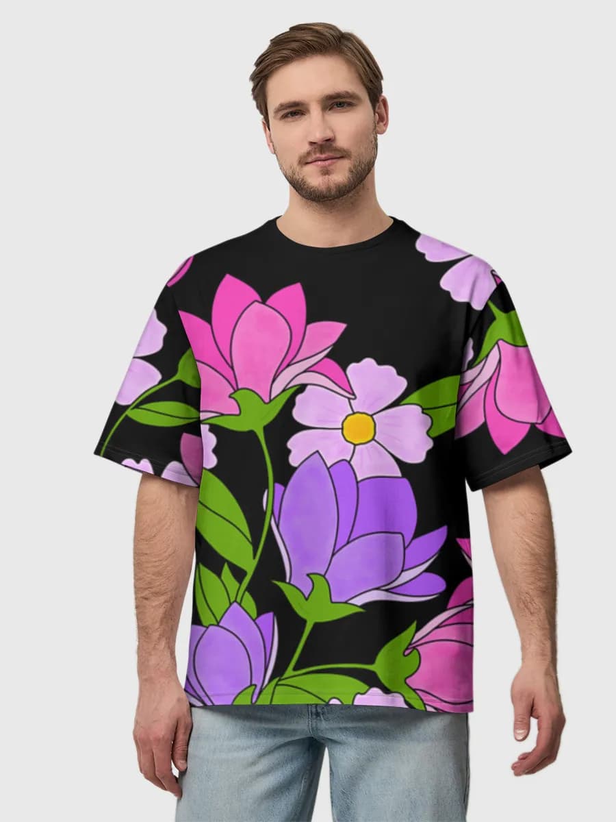 Men's oversized cotton T-shirt