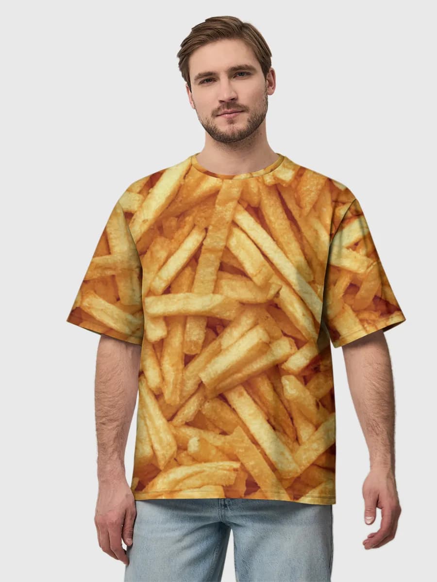 Men's oversized cotton T-shirt