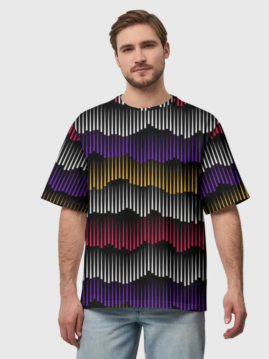 Men's oversized cotton T-shirt