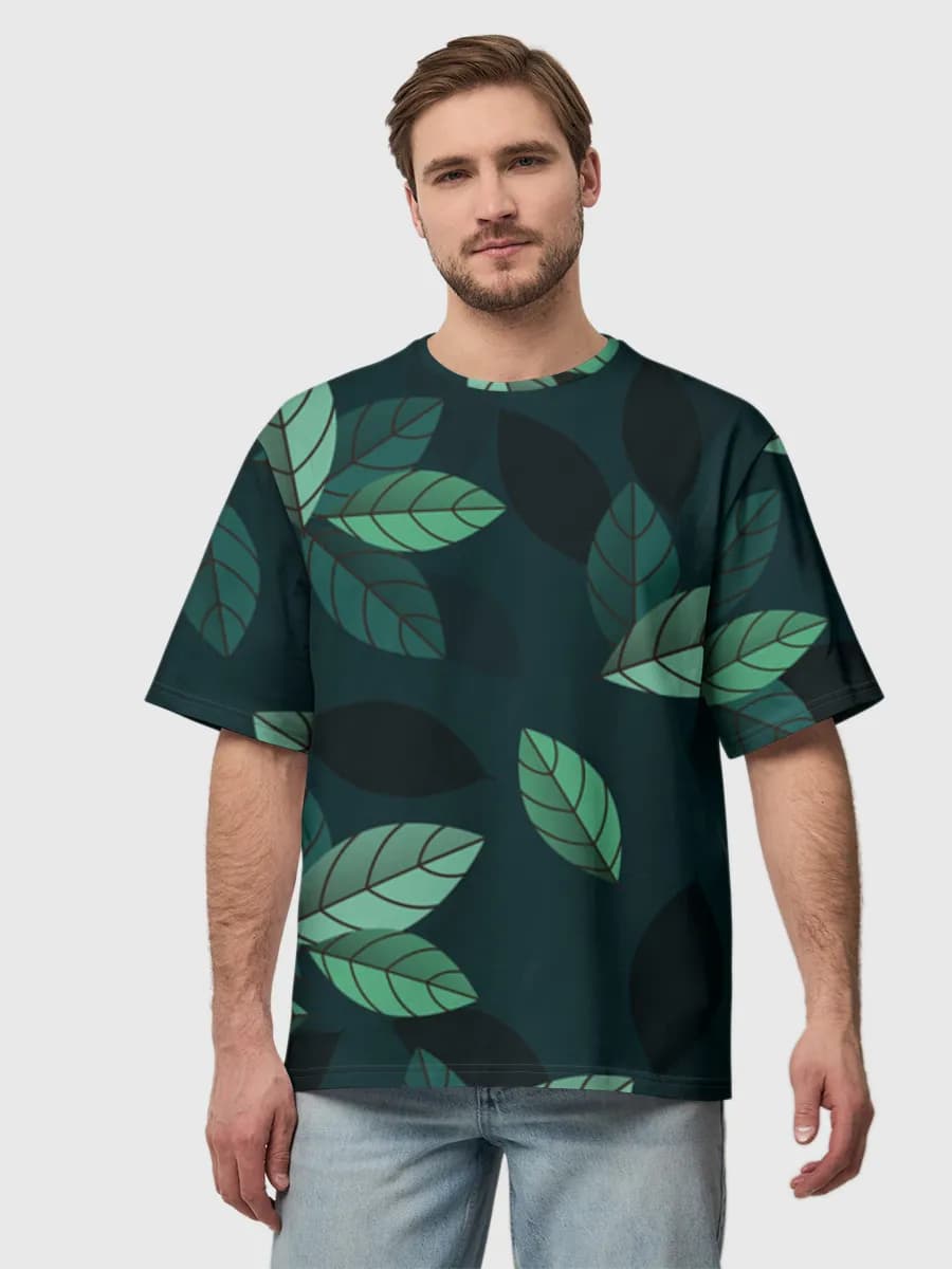 Men's oversized cotton T-shirt